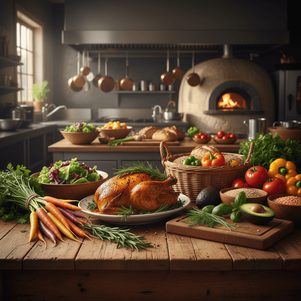 Premium fresh ingredients for catering